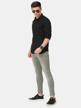 Load image into Gallery viewer, Solid Black Cotton Shirt Shirt www.epysode.in 
